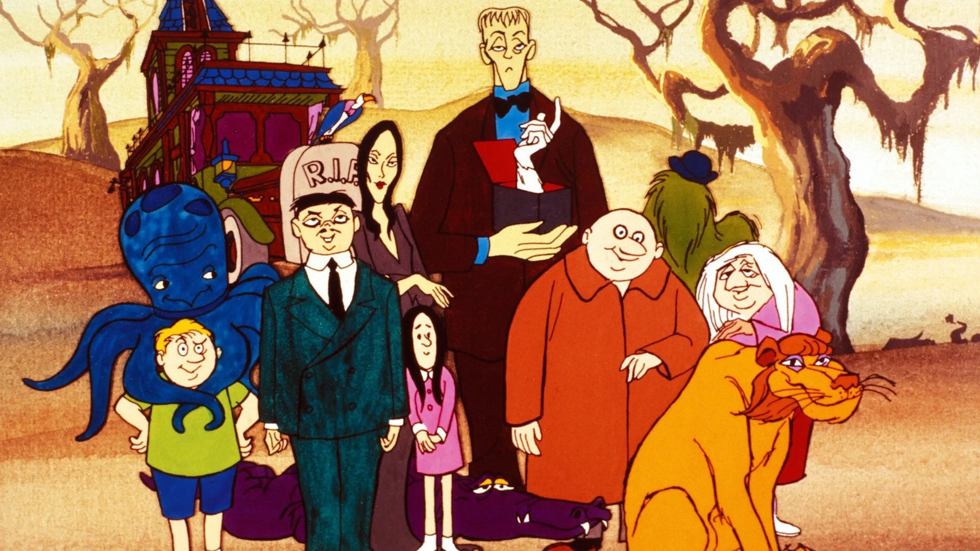 Background A Família Addams