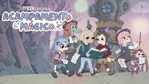Imagem De Fundo Da Série Acampamento de Verão