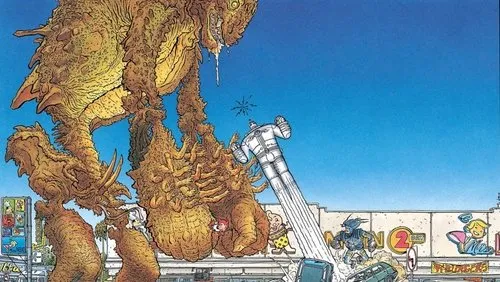 Background Big Guy and Rusty the Boy Robot