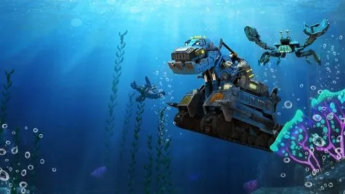 Background Dinotrux Turbinados