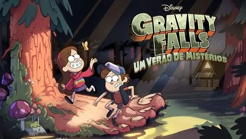 Imagem De Fundo Da Série Gravity Falls: Um Verão de Mistérios
