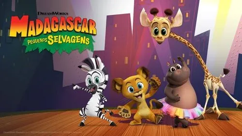 Background Madagascar: Pequenos Selvagens