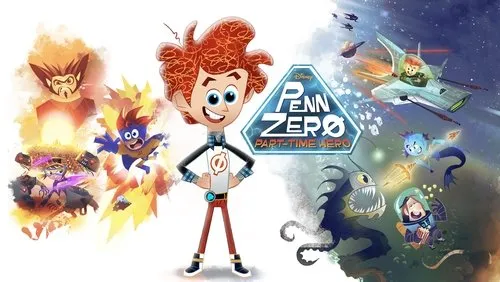 Imagem De Fundo Da Série Penn Zero: Quase Herói