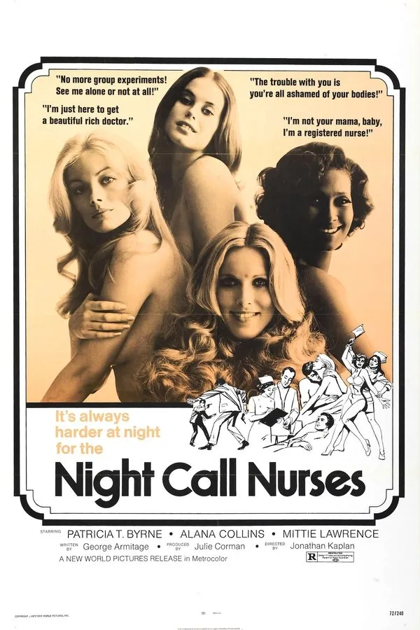 Filme Night Call Nurses Poster do filme Night Call Nurses