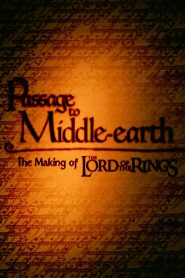 Poster do filme Passage to Middle-Earth: The Making of ''The Lord of the Rings''