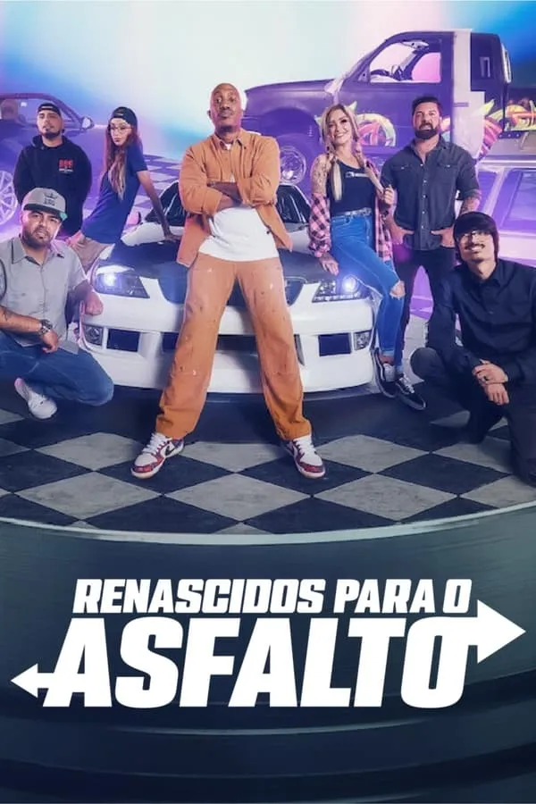 Poster Da Série Renascido para o Asfalto